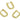 English Lock Earring - Brass - 18K Real Gold Plating - 3.8gr - MJ101364 - MinjuanRong