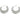 Push Back Stud Earring - Brass - Imitation Silver Stud - 18K Real White Gold Plating - 9.1gr - MJ103101 - MinjuanRong