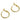 Clasp Back Earring - Brass - 18k Real Gold Plating - 4.6gr - MJ201758 - MinjuanRong