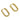 Huggie Hoop Wire Earring - Brass - 18k Real Gold Plating - 5.7gr - MJ201744 - MinjuanRong