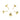 Push Back Stud Earring - Brass - 316 Surgical Stainless Steel - 18k Real Gold Plating - 3.2gr - MJ200827