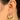 Hinged Back Earring - Brass - Brass Stud - 18k Real Gold Plating - 16.6gr -  MJ201749 - MinjuanRong