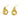 Push Back Stud Earring - Brass - Imitation Silver Stud - 18K Real Gold Plating - 9.5gr - MJ102985 - MinjuanRong