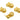 Push Back Stud Earrin - Brass - Imitation Silver Stud - 18K Real Gold Plating - 8.4gr - MJ102986 - MinjuanRong