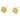 Push Back Stud Earring - Brass -  Imitation Silver Stud - Sea Shell - 18K Real Gold Plating - 1.7gr - MJ102880 - MinjuanRong