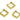 Huggie Hoop Wire Earring - Stainless Steel - 316 stainless steel stud - Gold Tone Vacuum  Plating - 4.2gr. - MJ101110 - MinjuanRong