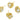 Push Back Stud Earring - Brass -  Imitation Silver Stud -  Cubic Zircon - 18K Real Gold Plating - 2.3gr - MJ102881 - MinjuanRong