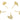 Push Back Stud Earring - Brass - Zircon - White Jade - 18K real gold plated brass - 3.1gr - MJ101066 - MinjuanRong