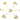 Push Back Stud Earring - Brass - Zircon - White Jade - 18K real gold plated brass - 3.1gr - MJ101066 - MinjuanRong