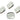 Push Back Stud Earring - Brass - 316 Stainless Steel Stud - 18K Real White Gold Plating - 11.7gr - MJ103948 - MinjuanRong