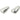 Push Back Stud Earring - Brass - 316 Stainless Steel Stud - 18K Real White Gold Plating - 11.2gr - MJ103908 - MinjuanRong
