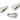 Push Back Stud Earring - Brass - 316 Stainless Steel Stud - 18K Real White Gold Plating - 11.2gr - MJ103908 - MinjuanRong