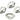 Push Back Stud Earring - Brass - 316 Stainless Steel Stud - 18K Real White Gold Plating - 12.9gr - MJ103906 - MinjuanRong