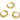 Huggie Hoop Wire Earring - Brass - Cubic Zircon - 18K Real Gold Plating - 4.3gr - MJ101696 - MinjuanRong