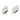 Push Back Stud Earring - Brass - 316 Stainless Steel Stud - 18K Real White Gold Plating - 11.6gr - MJ103934 - MinjuanRong