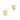 Push Back Stud Earring - Brass - 316 Stainless Steel Stud - 18k Real Gold Plating - 2.7gr - MJ101801 - MinjuanRong