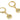 Lever back Earring - Brass - Zircon - 18k real gold plated brass - 3.4gr - MJ100871 - MinjuanRong