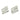 Push Back Stud Earring - Brass - 316 Stainless Steel Stud - 18K Real White Gold Plating - 14.9gr - MJ103928 - MinjuanRong