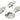Push Back Stud Earring - Brass - 316 Stainless Steel Stud - 18K Real White Gold Plating - 8.8gr - MJ103946 - MinjuanRong