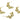 Push Back Stud Earring - Brass - Imitation Silver Stud - 14k Real Gold Plating - 14gr - MJ103106 - MinjuanRong