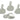 Push Back Stud Earring - Brass - 316 Stainless Steel Stud - 18K Real White Gold Plating - 13gr - MJ103956 - MinjuanRong