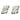 Push Back Stud Earring - Brass - 316 Stainless Steel Stud - 18K Real White Gold Plating - 17.9gr - MJ103912 - MinjuanRong