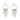 Push Back Stud Earring - Brass - 316 Stainless Steel Stud - 18K Real White Gold Plating - 12.4gr - MJ103988 - MinjuanRong