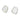 Push Back Stud Earring - Imitation Silver Stud - Brass - Sea Shell - 18K Real White Gold Plating - 2.6gr - MJ102980 - MinjuanRong