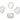 Push Back Stud Earring - Imitation Silver Stud - Brass - Sea Shell - 18K Real White Gold Plating - 2.6gr - MJ102980 - MinjuanRong