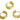 Huggie Hoop Wire Earring - Brass -  Cubic Zircon - 18K Real gold plating - 5gr. - MJ102075 - MinjuanRong