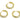 Huggie Hoop Wire Earring - Brass  - Cubic Zircon - 18K Real gold plating - 5.1gr - MJ102078 - MinjuanRong