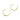 Push Back Stud Earring - BRASS - STEEL STUD - 18K Real Gold Plating - 6.3gr - MJ101292 - MinjuanRong