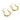 Push Back Stud Earring - brass - 925 silver needle - 18k Real Gold Plating - 5.2gr - MJ200956