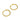 Huggie Hoop Wire Earring - Brass - Zircon - 18K Real Gold Plating - 9.3gr - MJ101649 - MinjuanRong