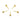 Push Back Stud Earring - Brass - Cubic Zircon - 316 stainless steel stud - 18K Real Gold Plating - 0.4gr - MJ103171 - MinjuanRong