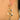 Push Back Stud Earring - Brass - 316stainless steel stud - 18k real gold plating - 22.7gr - MJ103173 - MinjuanRong