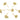 Push Back Stud Earring - Brass - 316 stainless steel Stud - Zircon - 18k Real Gold Plating - 3.3gr - MJ201413 - MinjuanRong