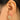 Push Back Stud Earring - Brass - 316 Stainless Steel Stud - 18K Real Gold Plated Brass - 4.5gr - MJ200394 - MinjuanRong