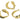 Hinged Back Earring - Brass - Stainless Steel Stud - 18k Real Gold Plating - 11.09gr - MJ201269 - MinjuanRong