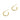 Push Back Stud Earring - Brass - Stainless steel - 18k Real Gold Plating - 3.1gr - MJ201252 - MinjuanRong