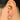 Push Back Stud Earring - Brass - Cubic Zircon - 316 Stainless Steel Stud - 18K Real Gold Plating - pink (CZ-01) - white (CZ-21) - 4.1gr - MJ101721 - MinjuanRong