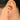 Push Back Stud Earring - Brass - 18K Real Gold Plating - White (CZ-21) - 2.6gr - MJ101748 - MinjuanRong