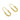 Wire Hook Earring - Brass  - 316 stainless steel stud - 18k Real Gold Plating - 7.25gr - MJ201258 - MinjuanRong
