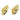 Push Back Stud Earring - Brass - 316 Stainless Steel Stud - 18K Real Gold Plating - 9gr - MJ103947 - MinjuanRong