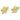 Push Back Stud Earring - Brass - 316 Stainless Steel Stud - 18K Real Gold Plating - 9.3gr - MJ103923 - MinjuanRong