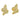 Push Back Stud Earring - Brass - 316 Stainless Steel Stud - 18K Real Gold Plating - 5.5gr - MJ103959 - MinjuanRong
