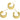 Push Back Stud Earring - Brass - 925 silver needle - 18k Real Gold Plating - 6.78gr - MJ201227 - MinjuanRong