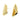 Push Back Stud Earring - Brass - 316 Stainless Steel Stud - 18K Real Gold Plating - 15.3gr - MJ103967 - MinjuanRong