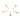Push Back Stud Earring - brass - 316 Surgical Stainless Steel - 18k Real Gold Plating - 2.5gr - MJ200653 - MinjuanRong
