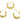 Push Back Stud Earring - Brass - Imitation silver needle - 18k Real Gold Plating - 5.35gr - MJ201235 - MinjuanRong